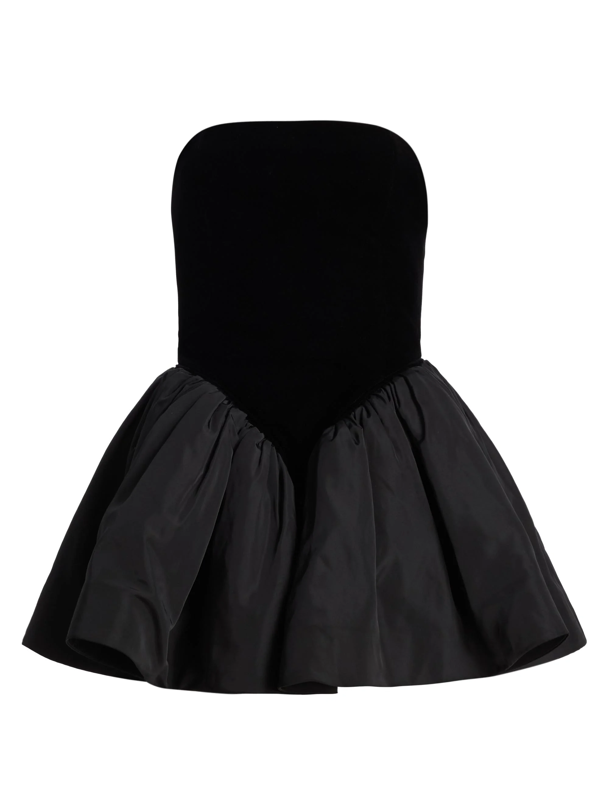 Women's Atlas Basque Waist Minidress - Black - 1