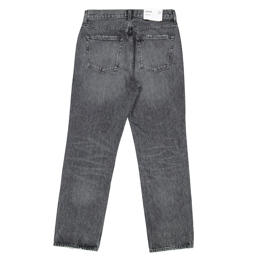 Agolde Ladies Spirit (Vint Grey) Valen Mid-Rise Jeans - 6