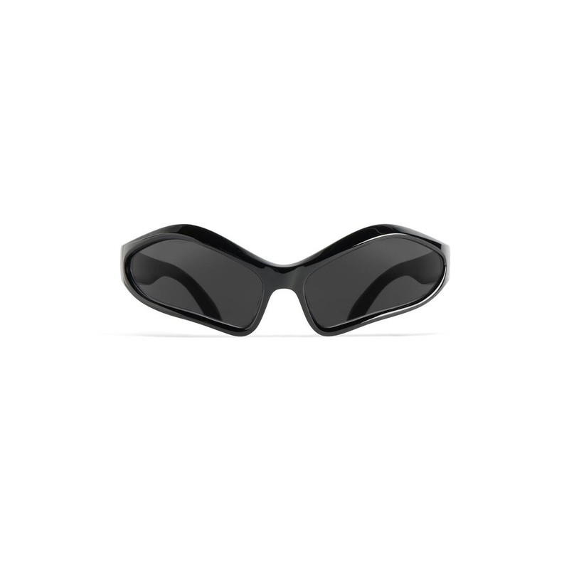 Fennec Oval Sunglasses in Black - 1