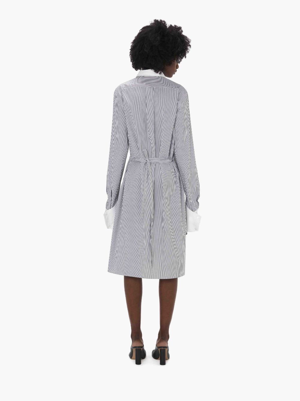 OVERSIZED CUFF SHIRT DRESS - 3