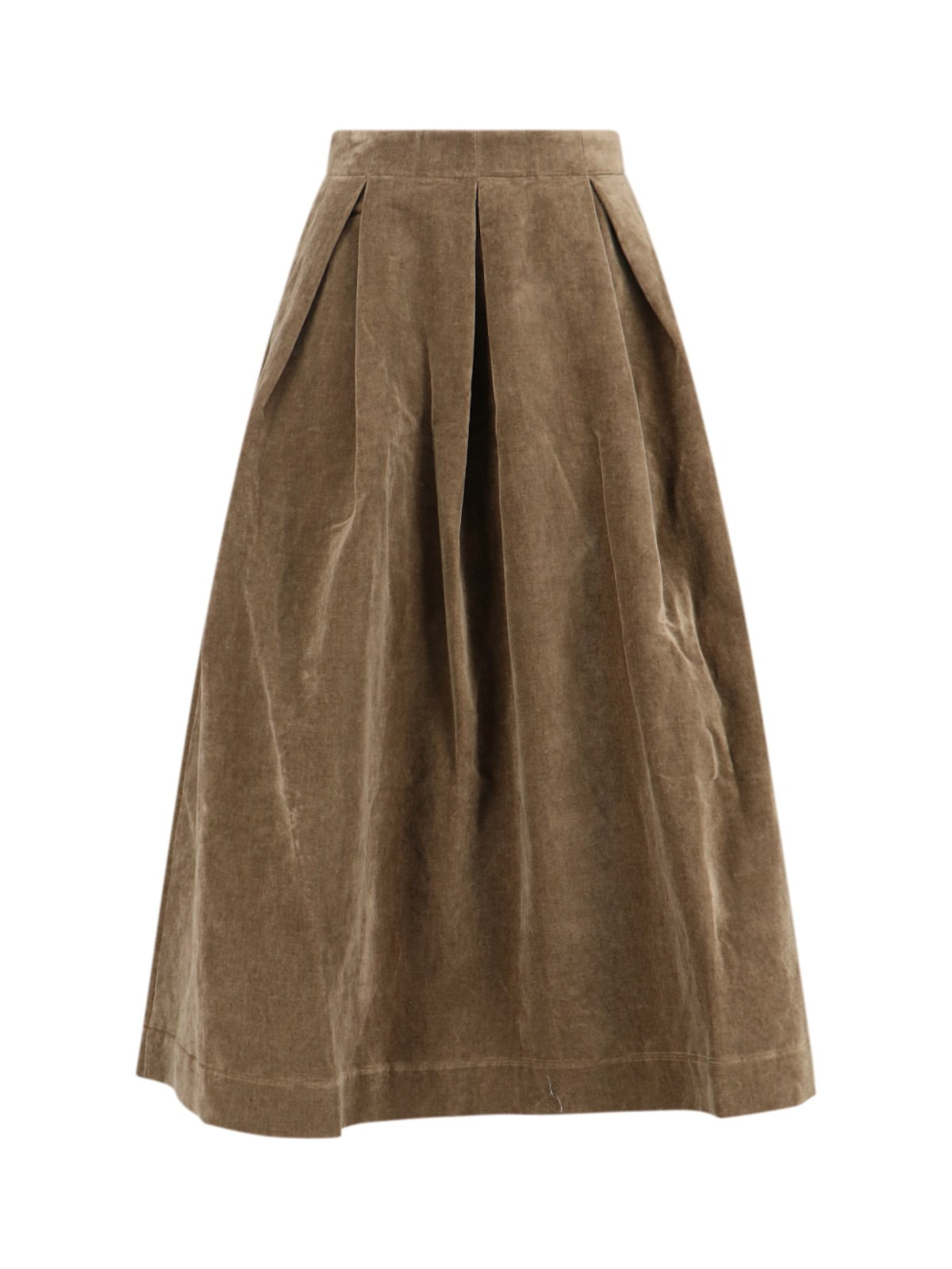 PLEATED MIDI SKIRT - 1