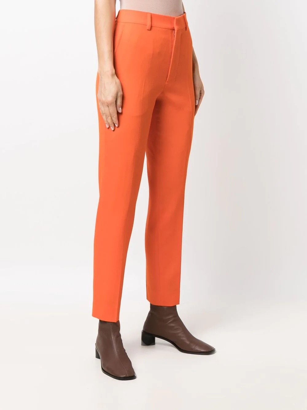 high-waisted tailored trousers - 3