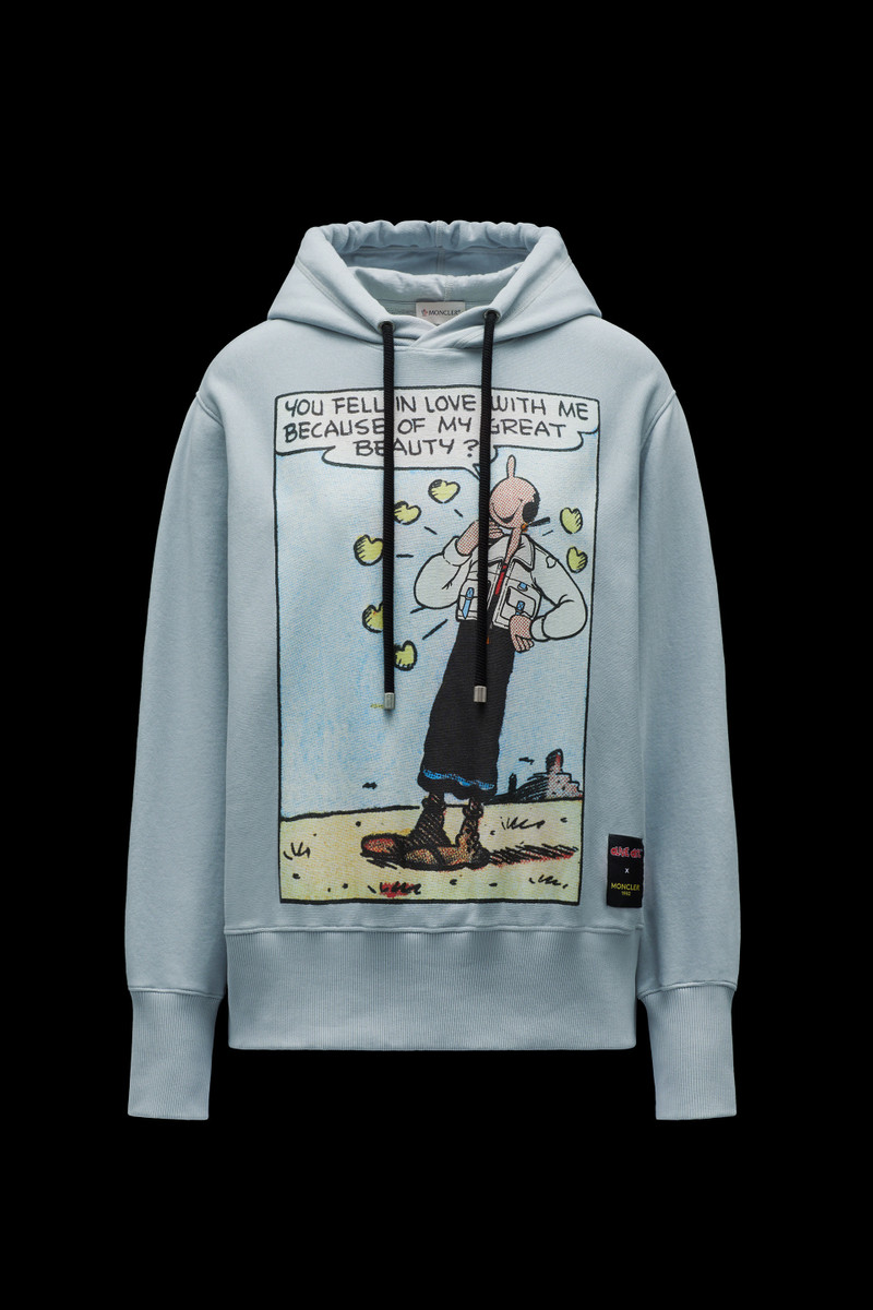 Olive Oyl Motif Hoodie 1
