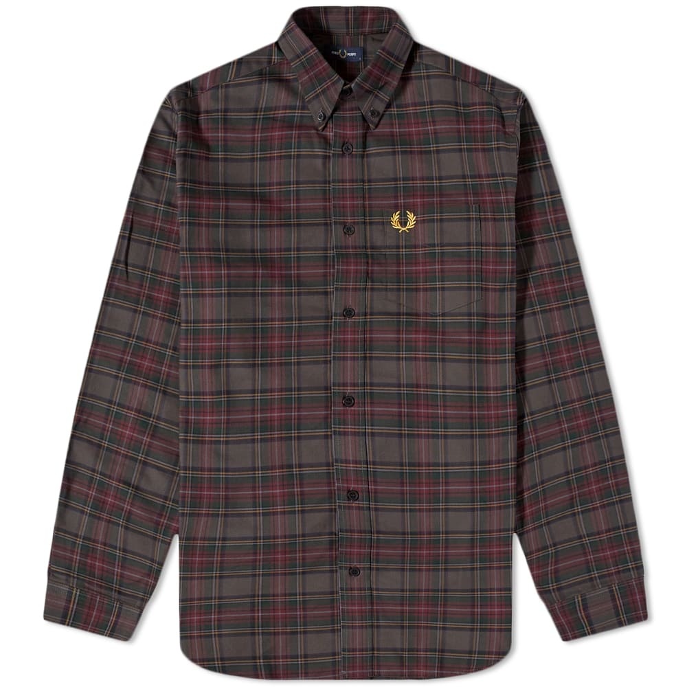 Fred Perry Tonal Tartan Shirt - 1