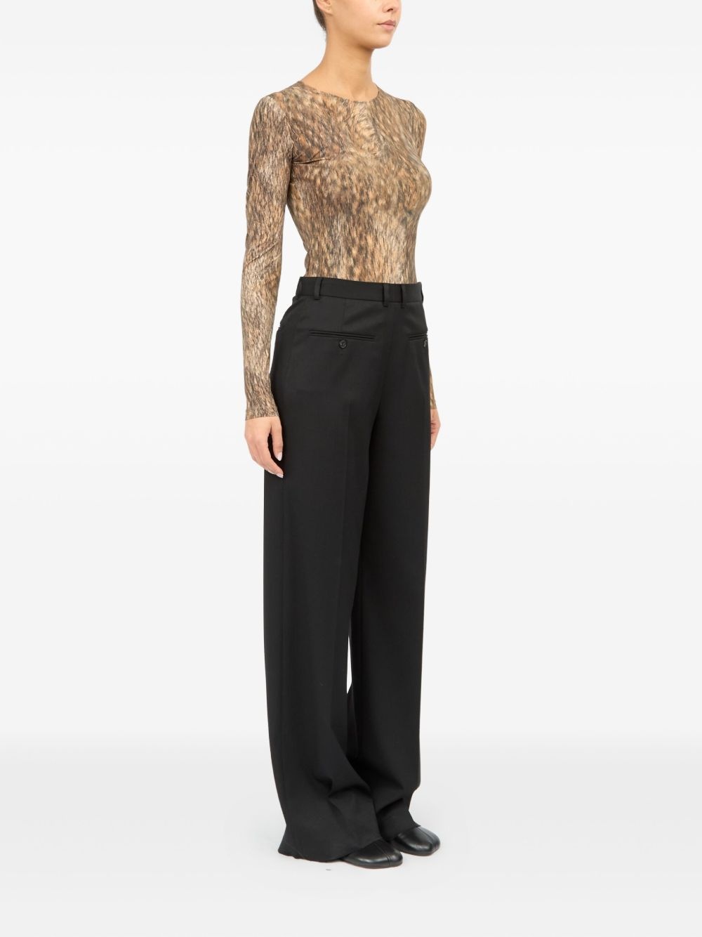 high-waisted trousers - 2