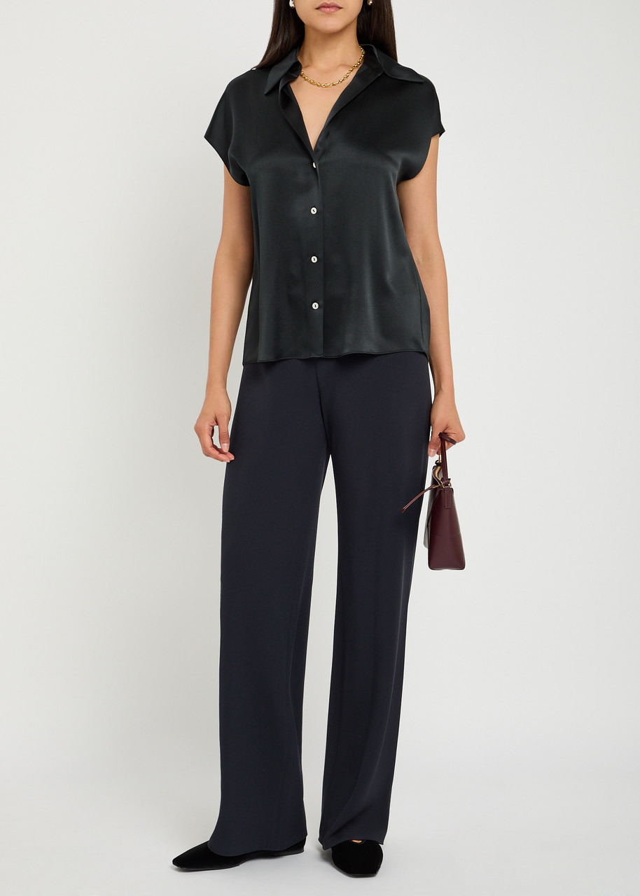 Vince Silk-satin Shirt - 4