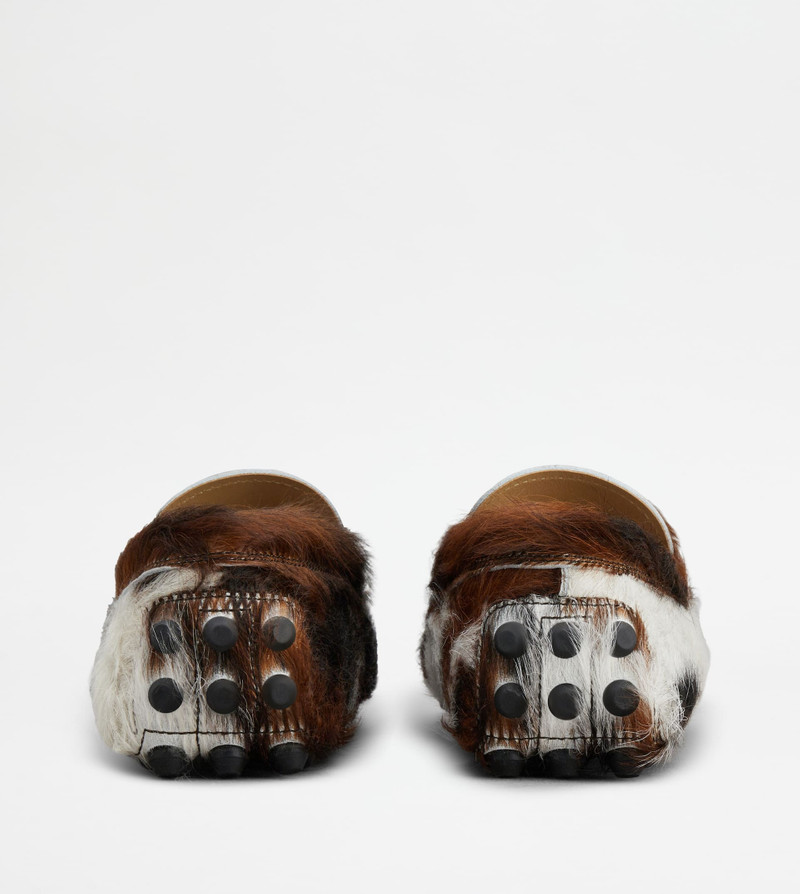 Tod's GOMMINO BUBBLE IN PONY-SKIN EFFECT LEATHER - BLACK, BROWN, WHITE outlook