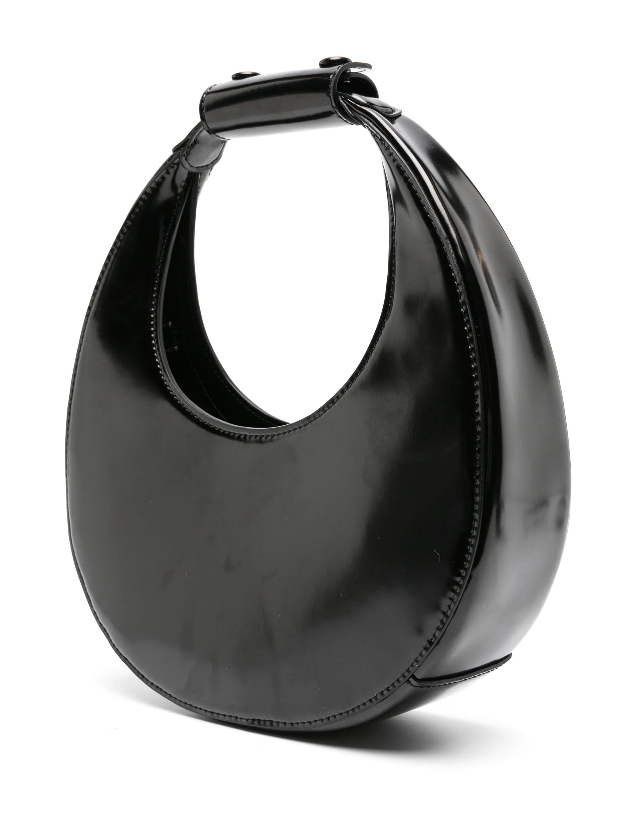 Staud Mini Moon Patent Leather Bag - 5