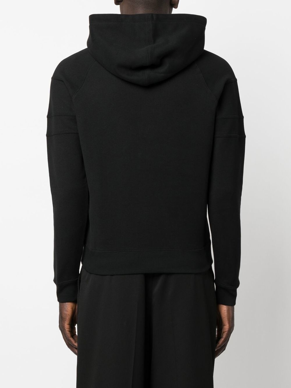 front lace-up fastening hoodie - 4