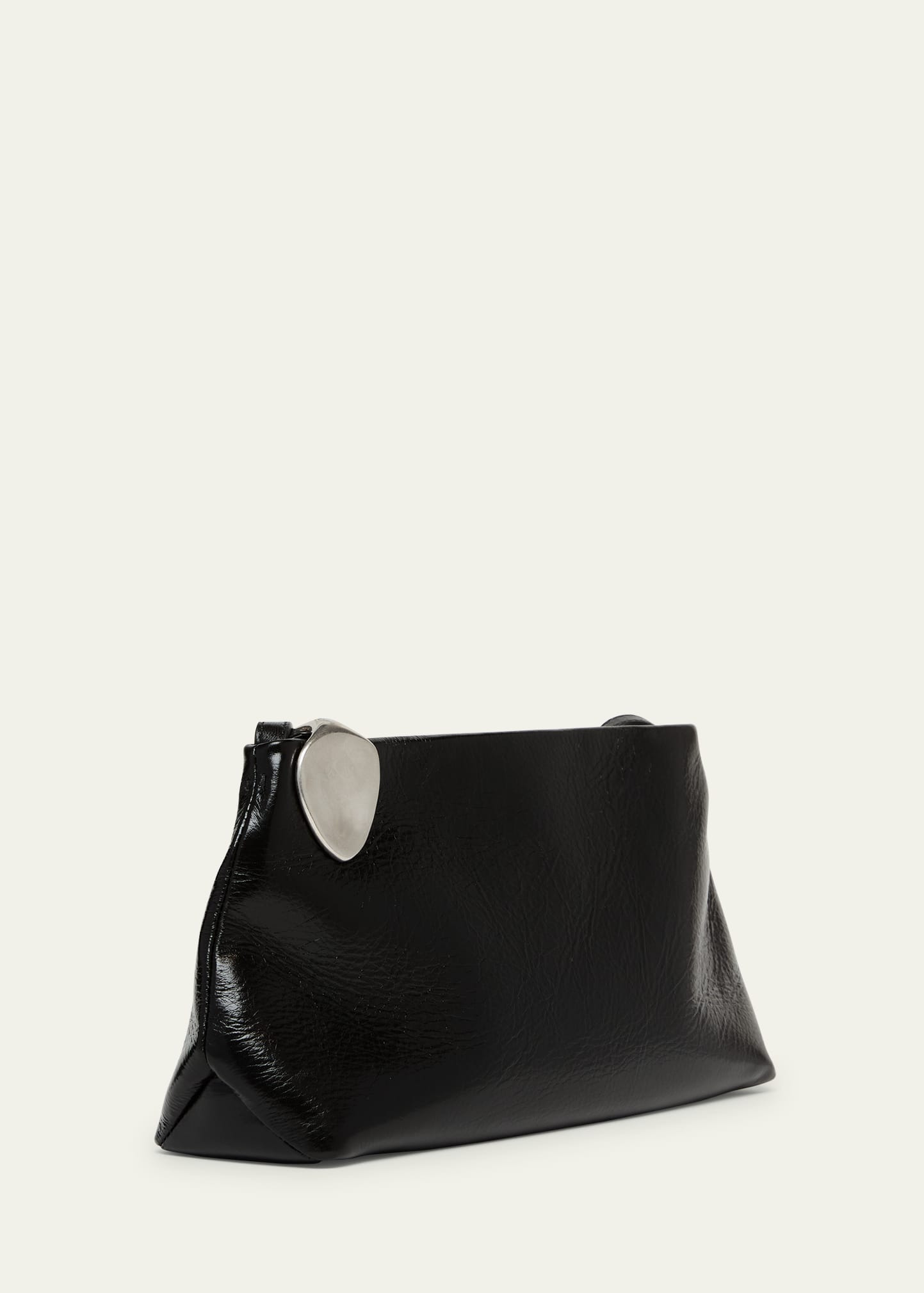 Jewel Calfskin Leather Shoulder Bag - 3