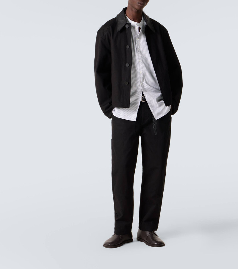 Studio Nicholson x Aaron Levine Nick striped cotton shirt outlook