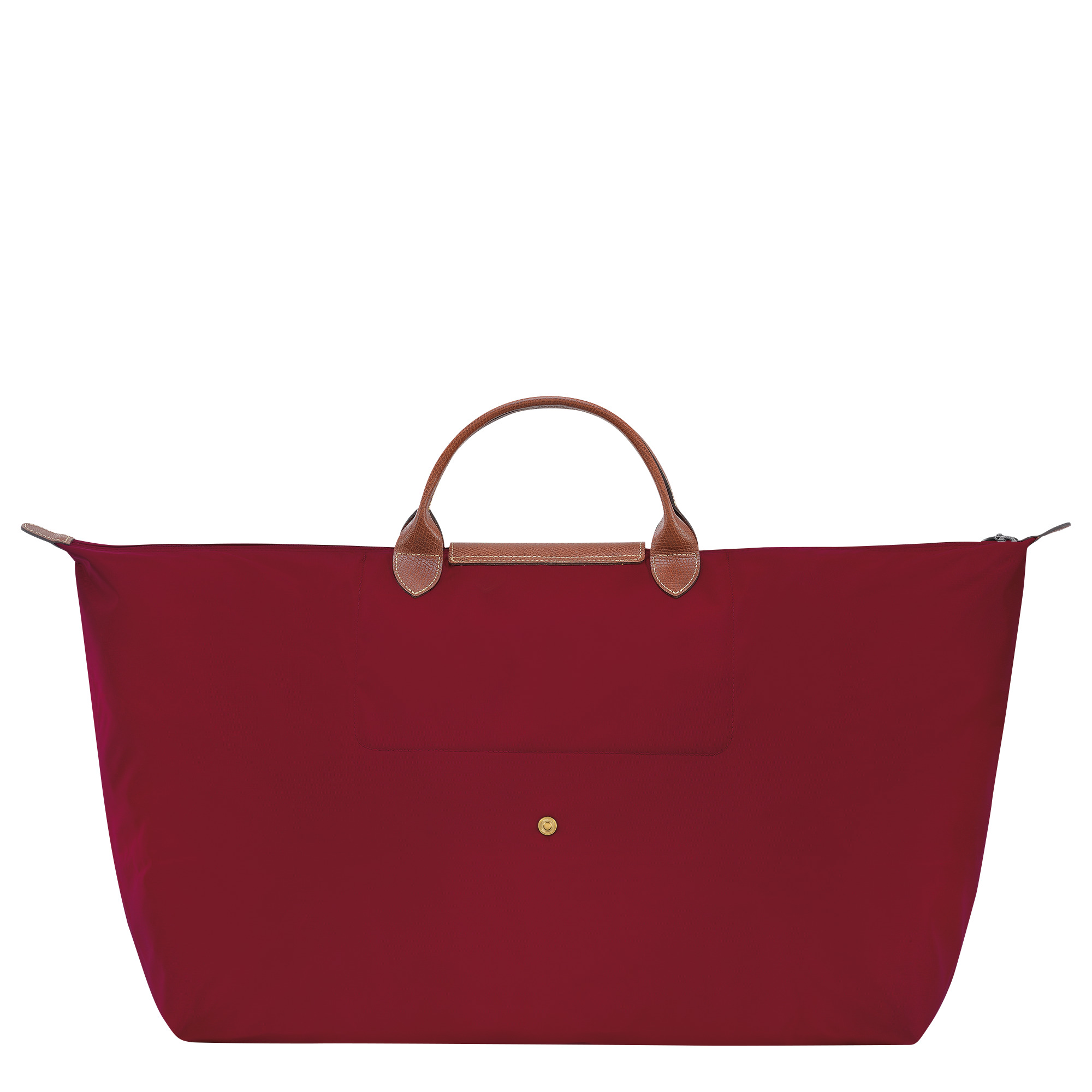 Le Pliage Original M Travel bag Red - Recycled canvas - 4