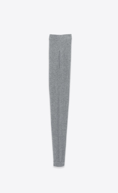 SAINT LAURENT high-waisted leggings in cashmere outlook