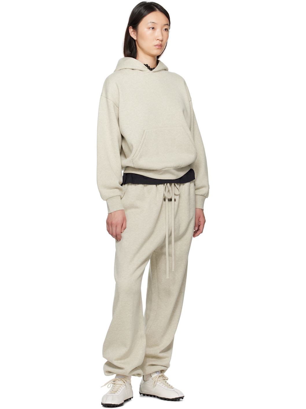 Beige Classic Sweatpants - 4