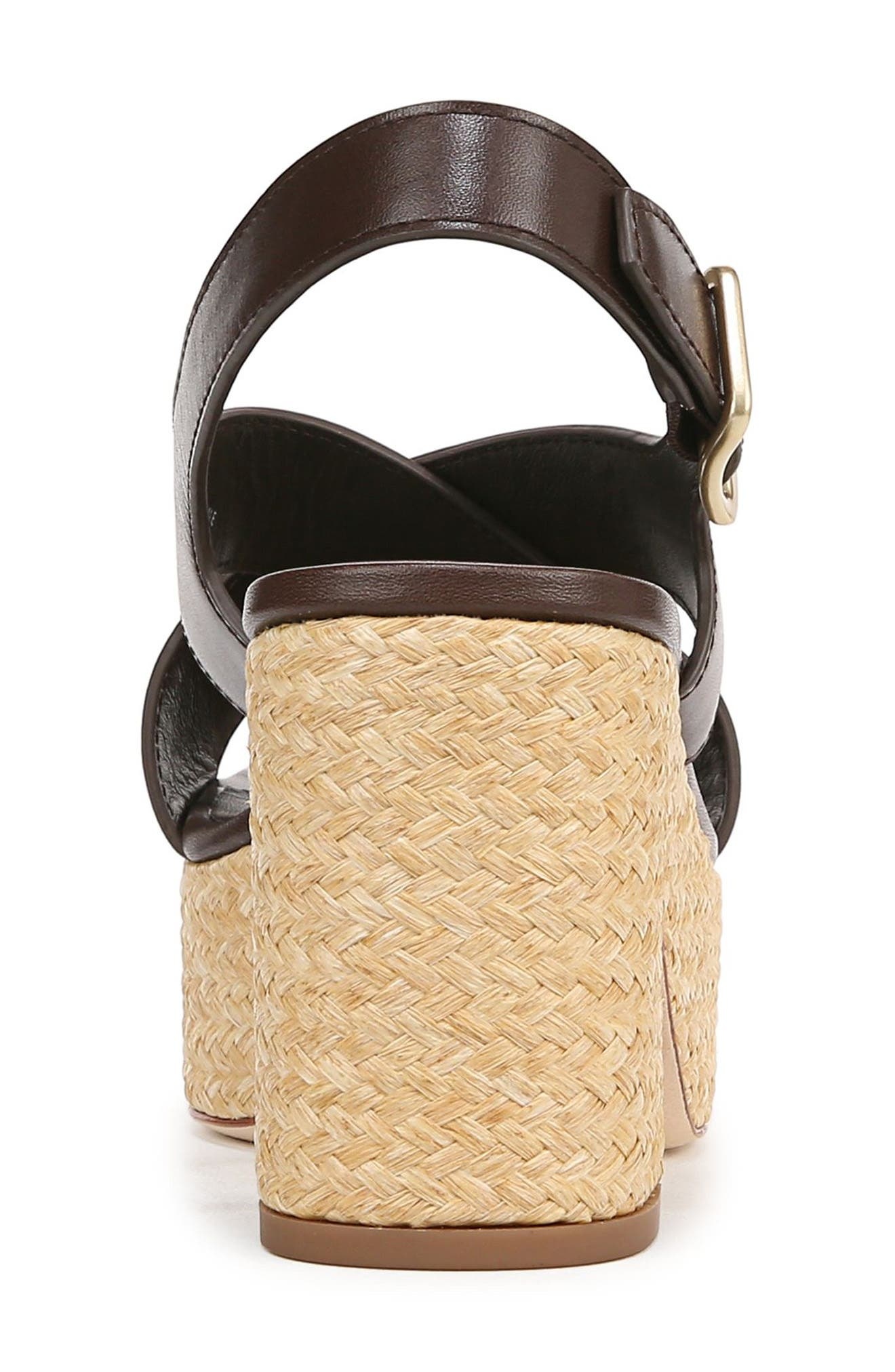 Vince Clementina Slingback Platform Sandal in Cacao Brown at Nordstrom - 7
