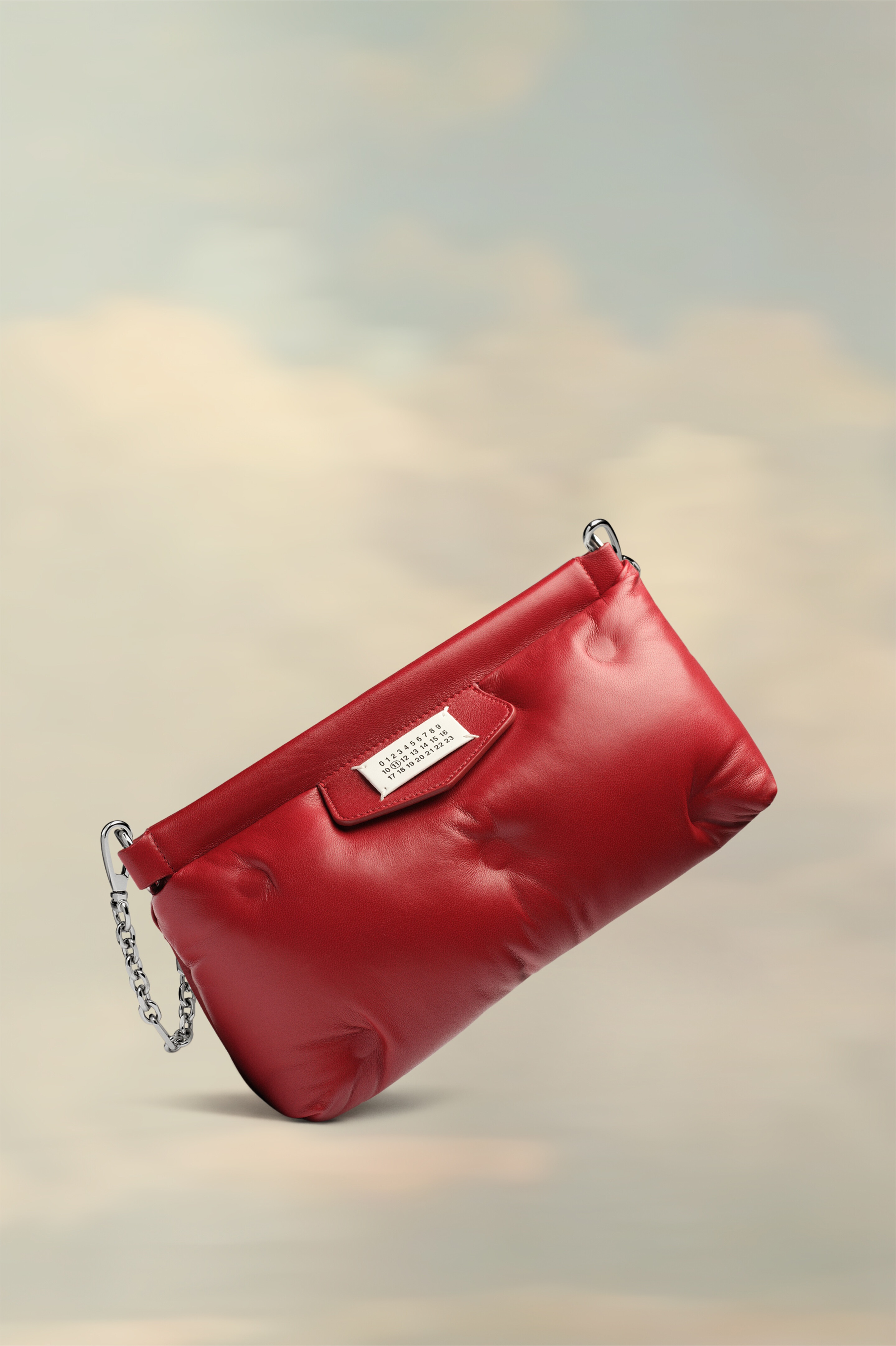 ★MAISON MARGIELA★Glam Slam Red carpet★ Red Carpet Glam Slam leather clutch in black - Maison
