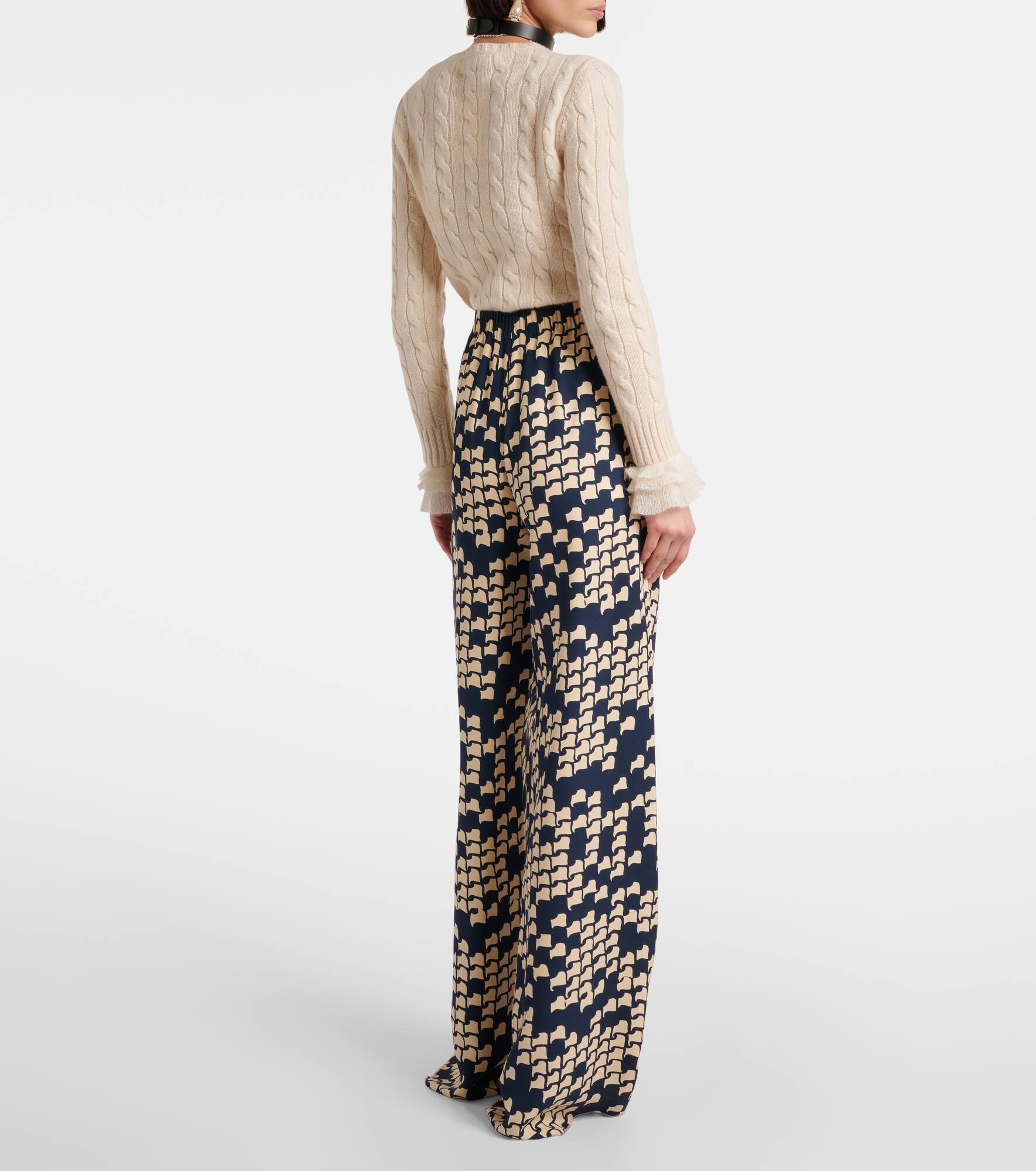 Cady Couture printed wide-leg pants - 3