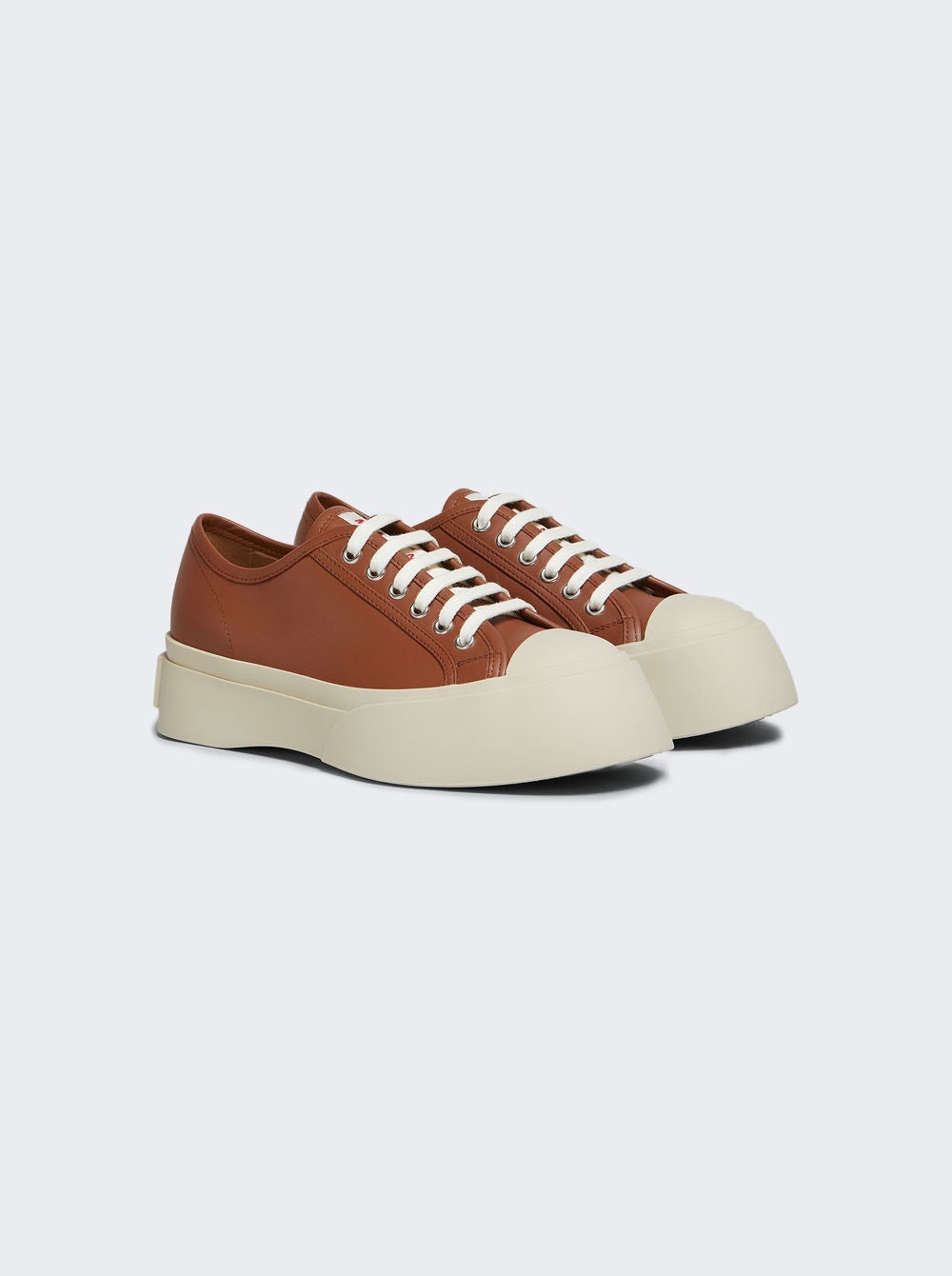 Pablo Lace-Up Sneakers Brown - 3