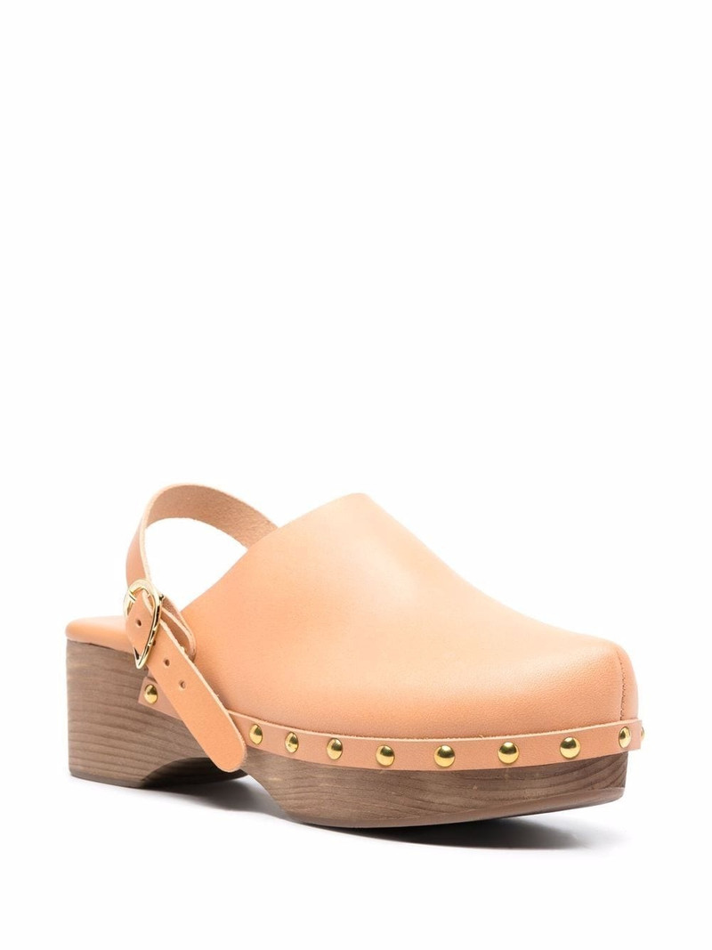 ANCIENT GREEK SANDALS Classic Closed 70mm leather clogs outlook