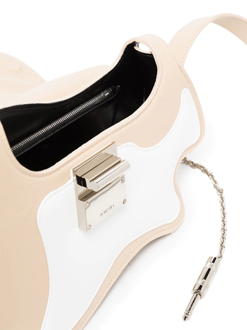 Guitar leather shoulder bag - 5