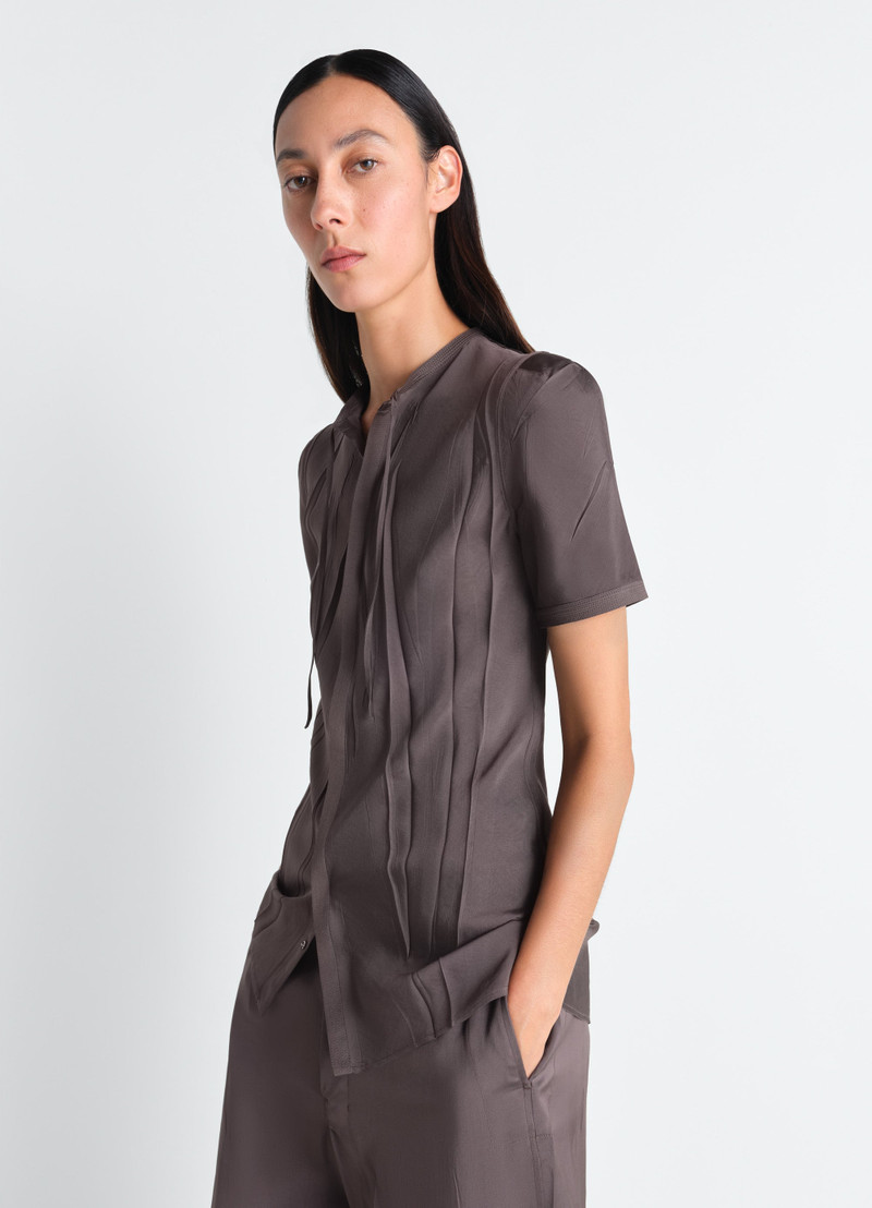Lemaire CREASED FITTED SHIRT IN POLY VISCOSE TWILL outlook