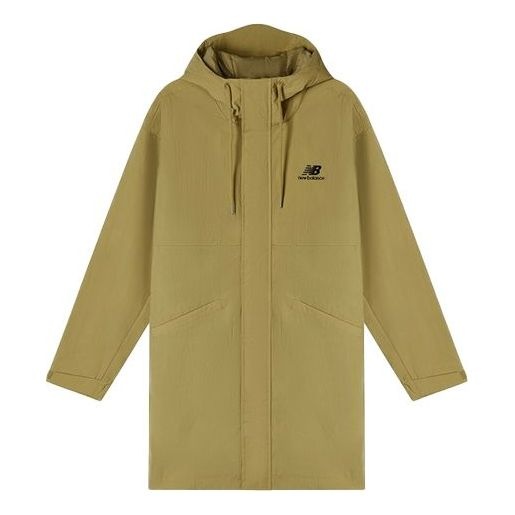 New Balance Casual Lifestyle Long Jacket 'Olive Green' AMJ11337-BEI - 1