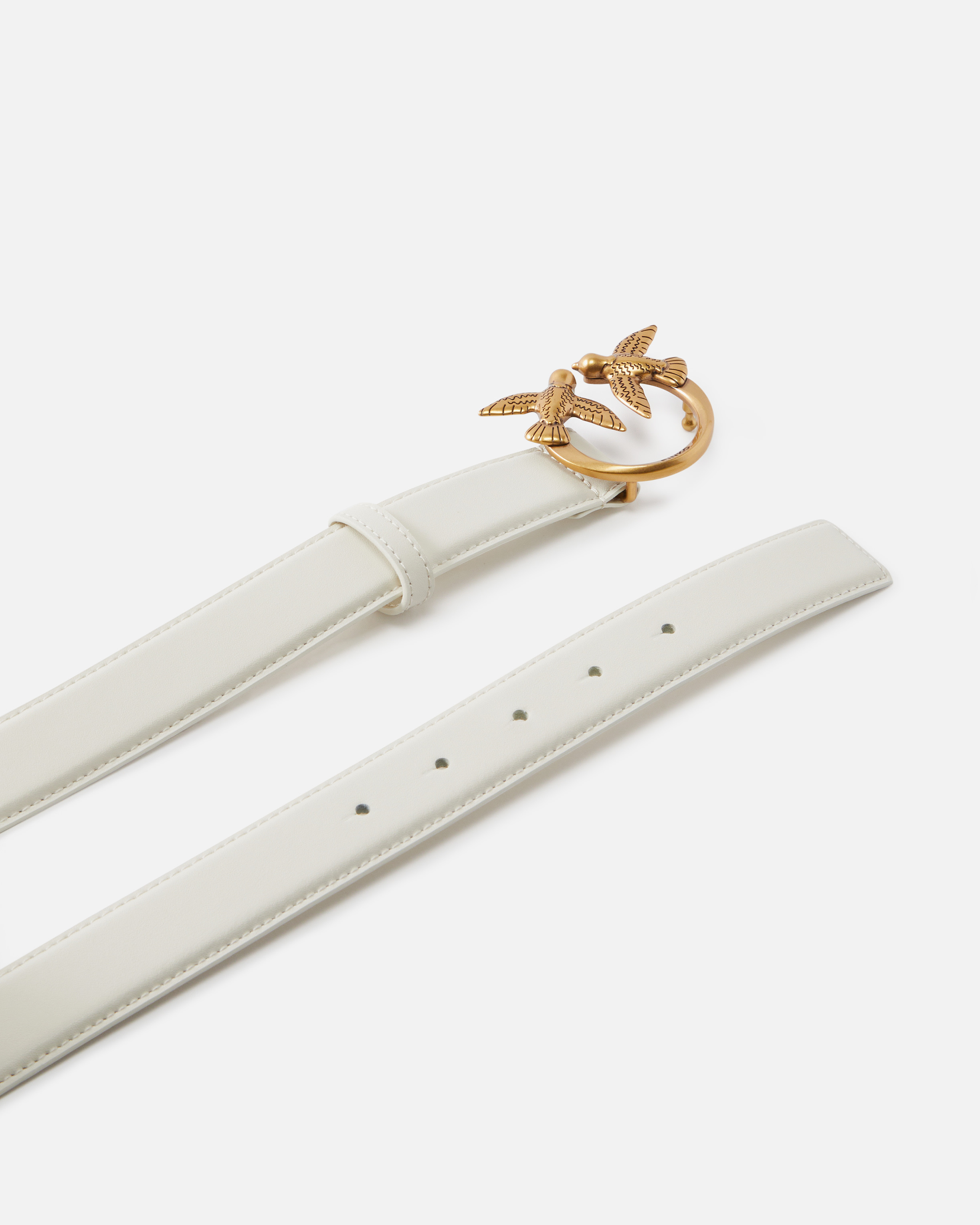 LOVE BIRDS LEATHER BELT 3CM - 3