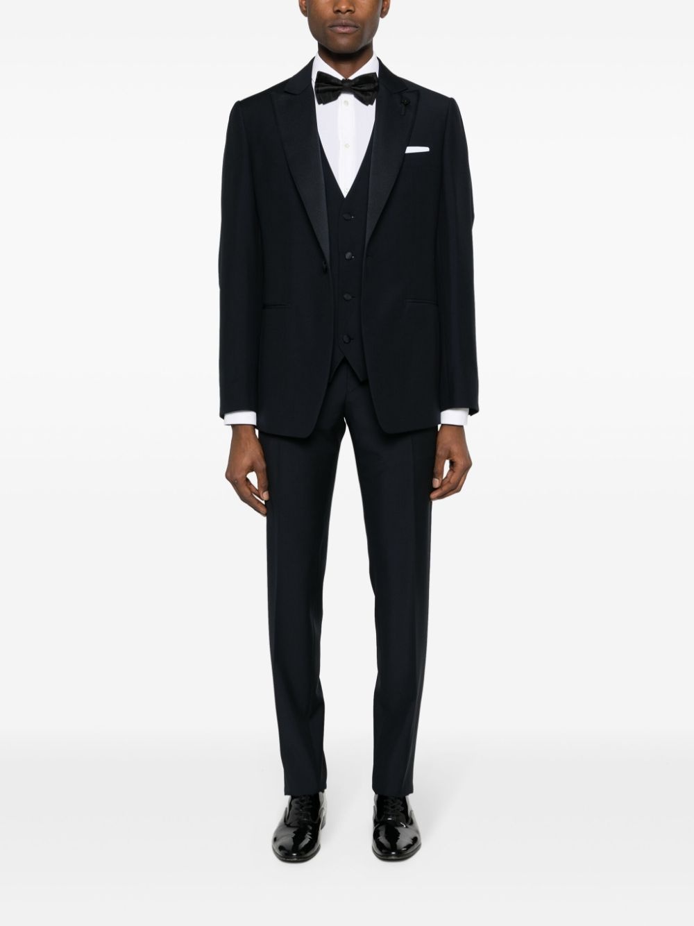 single-breasted wool suit - 2