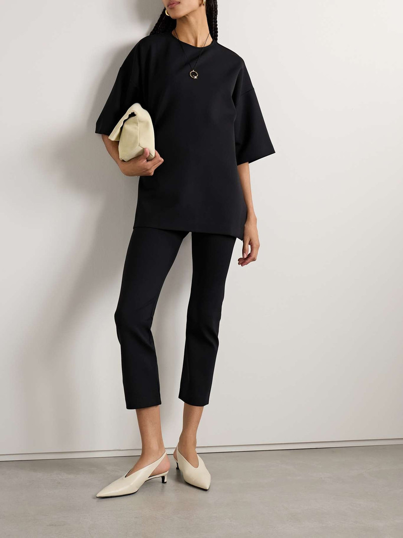 FFORME Shim stretch-ponte skinny pants Black outlook