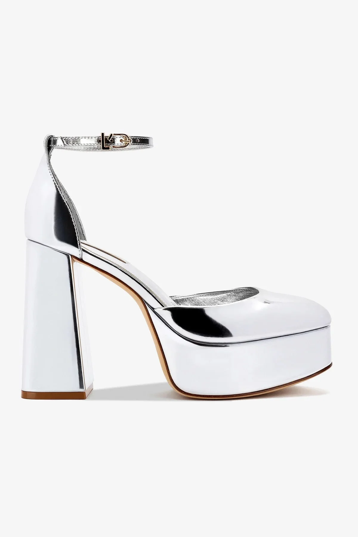 Ari Pump In Silver Specchio - 1