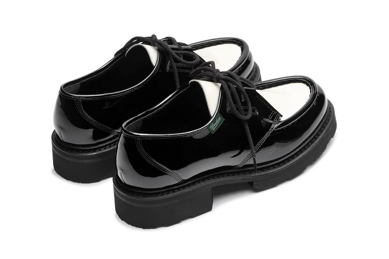 Paraboot Beaubourg Black/Cream Varnish - Rubber Sole outlook