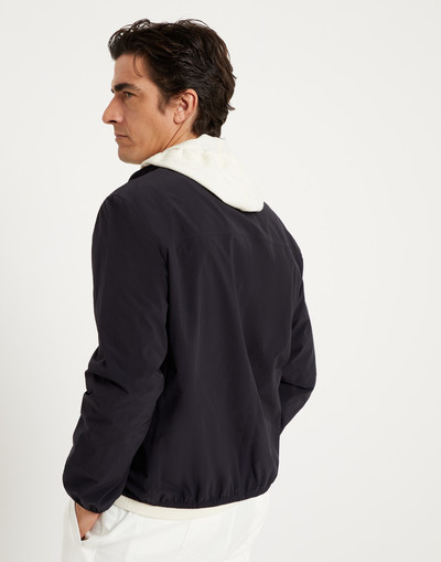 Brunello Cucinelli Water-resistant microfiber outerwear jacket outlook