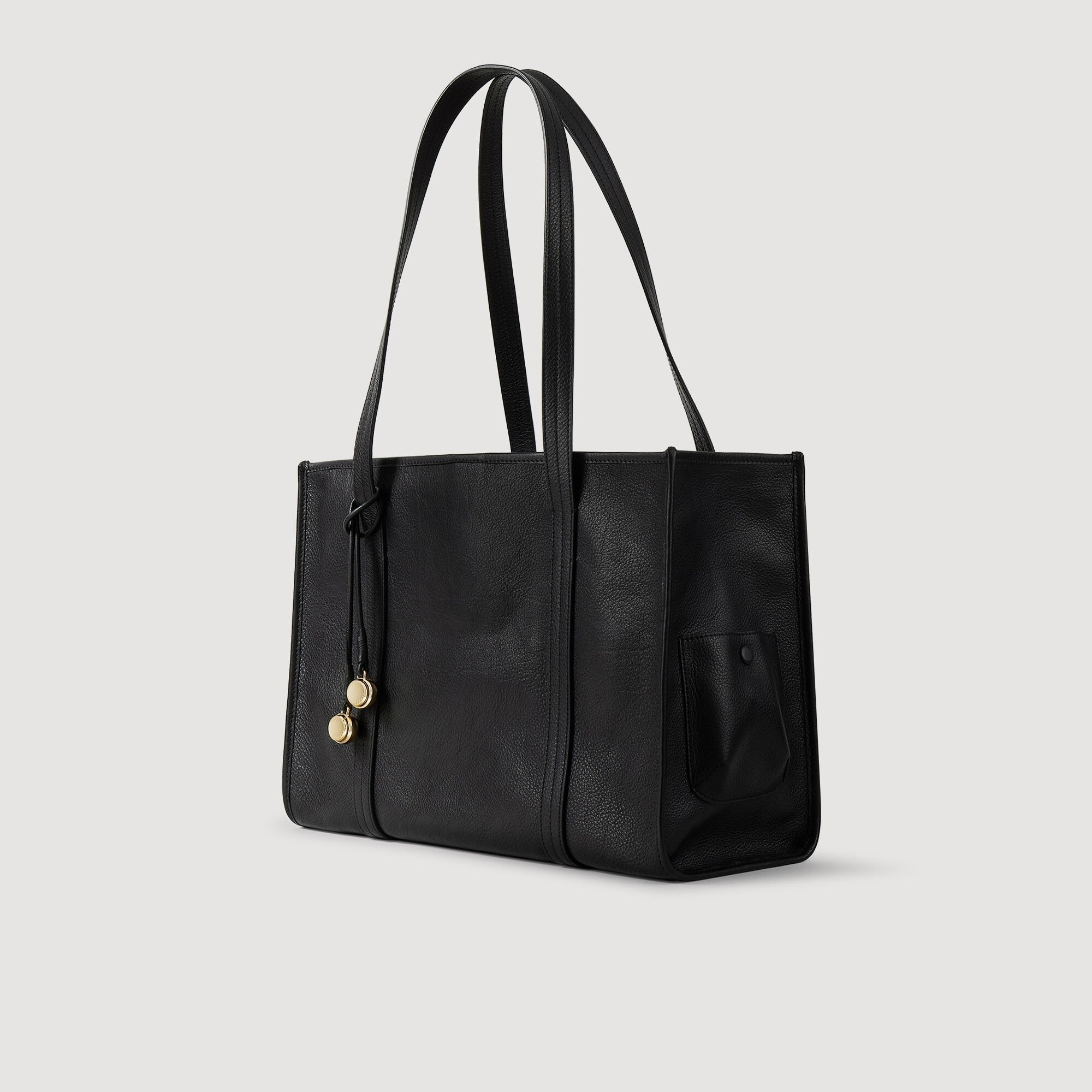 SOFT LEATHER TOTE BAG - 3