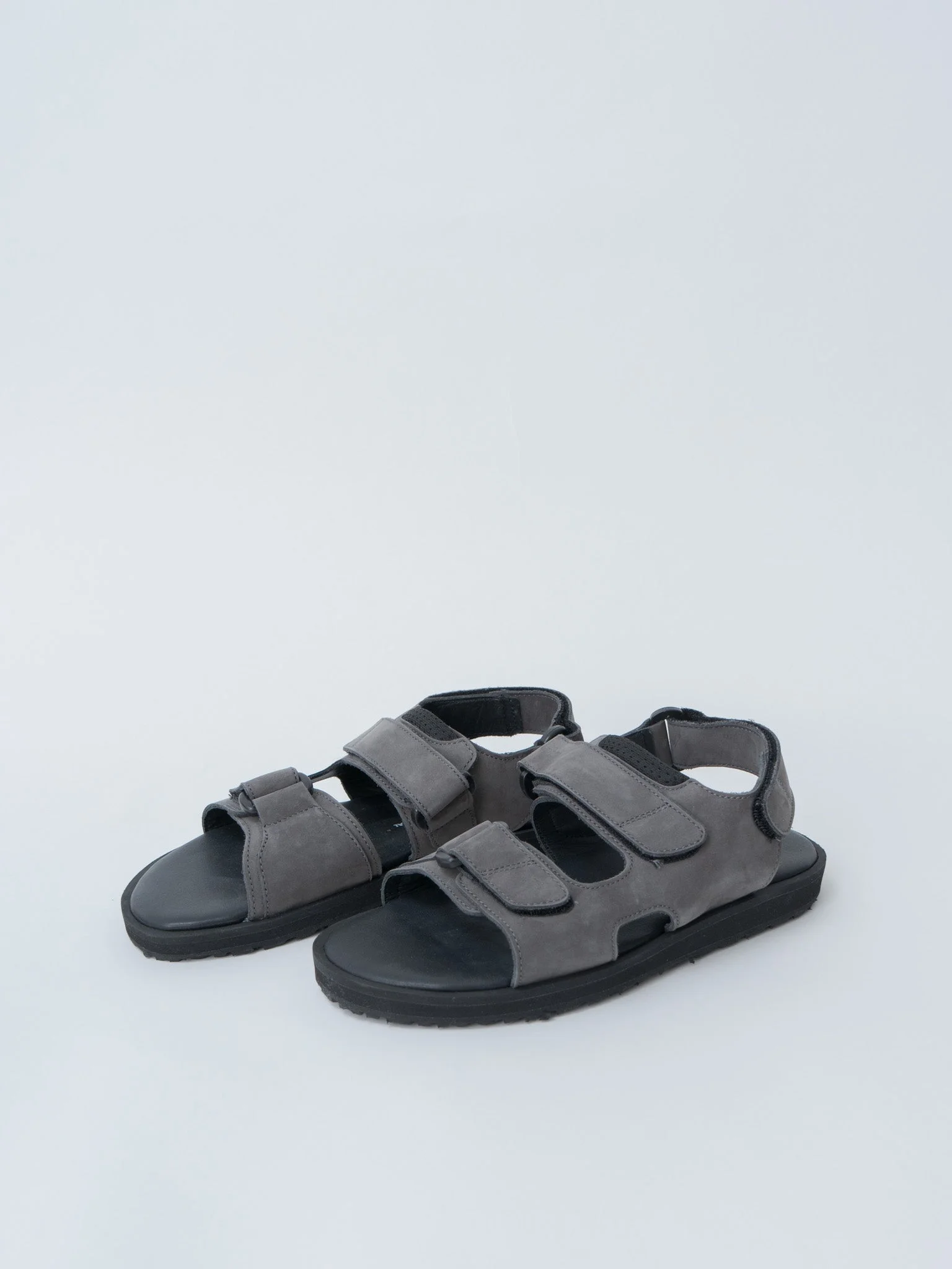 1837NL British Military Sandal - Dark Gray Nubuck - 1