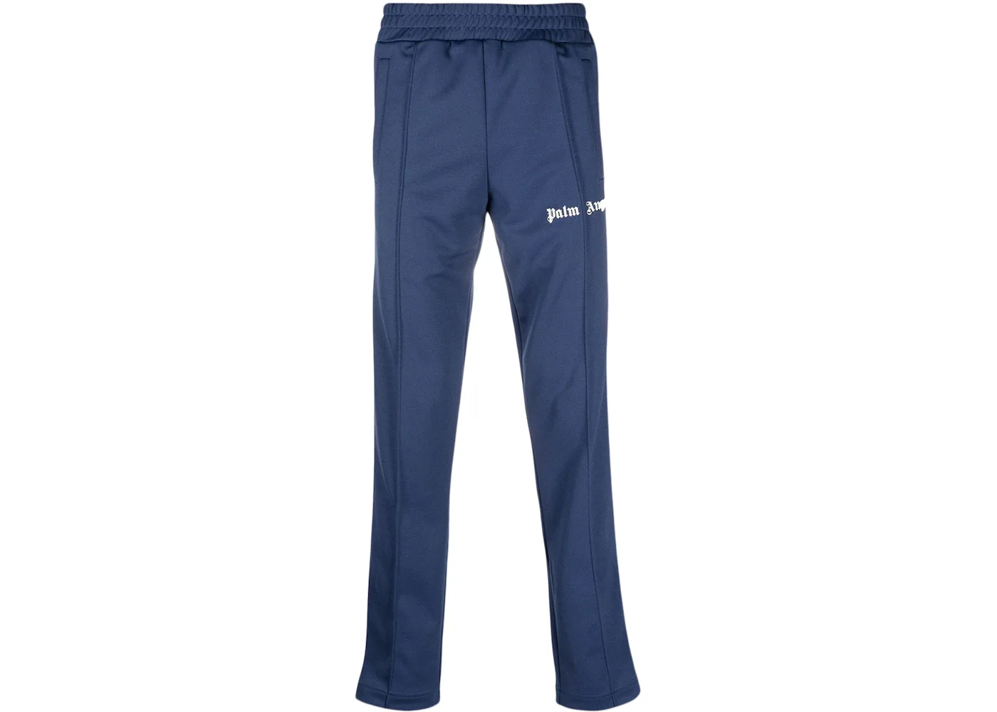 Palm Angels Side Stripe Track Pants Navy Blue/White - 1