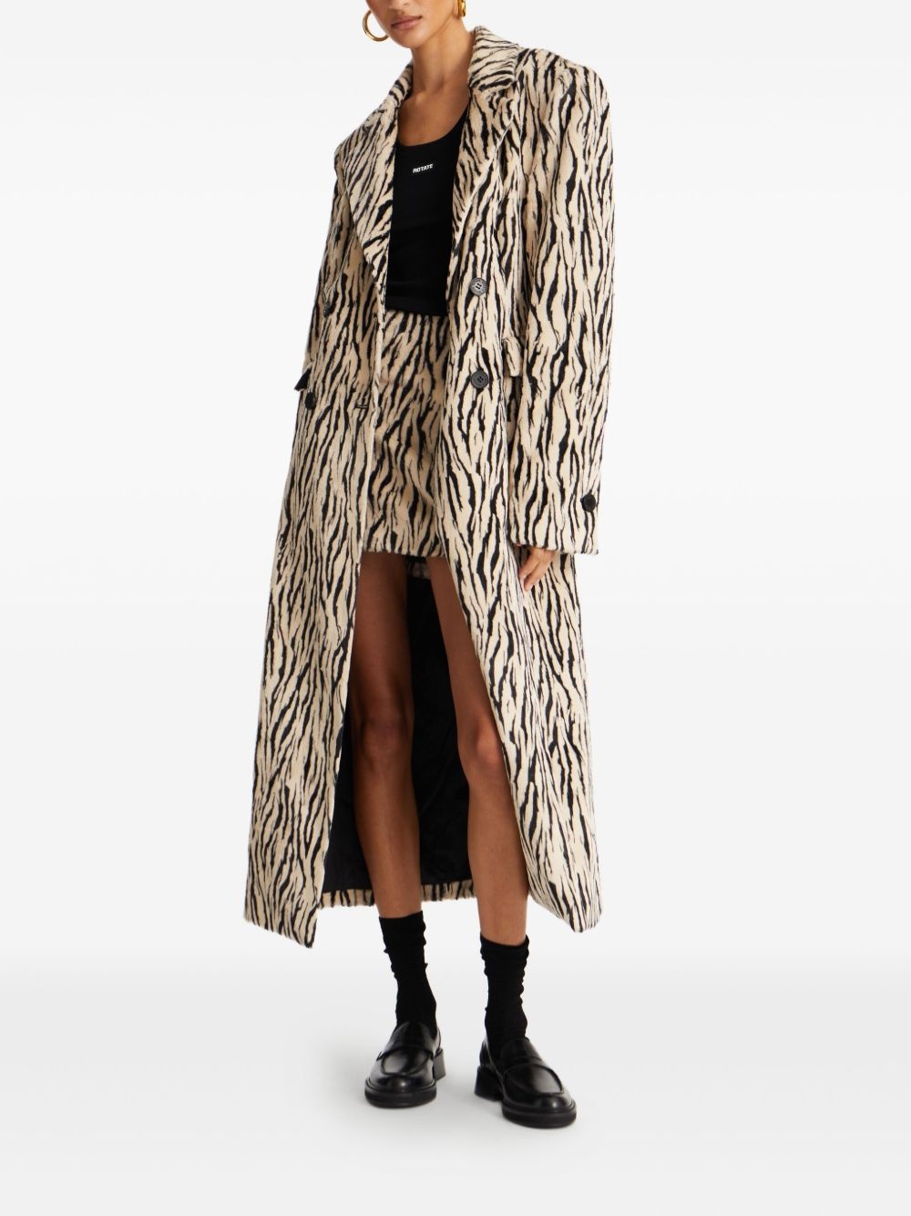 zebra print skirt - 2