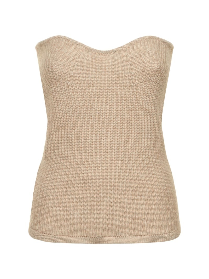 Blaze wool & cashmere knit top - 1