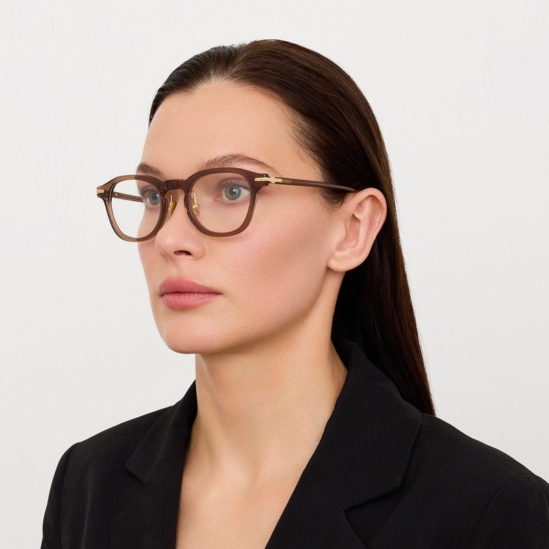 LINDA FARROW Nouvel Optical in Brown outlook