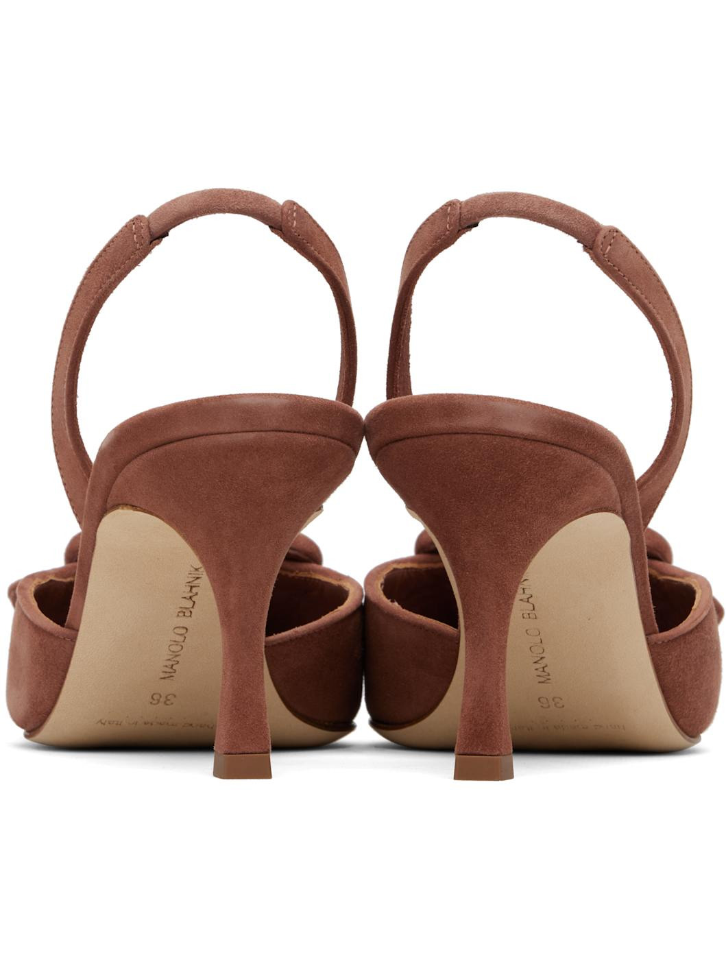 Brown Maysli Heels - 2