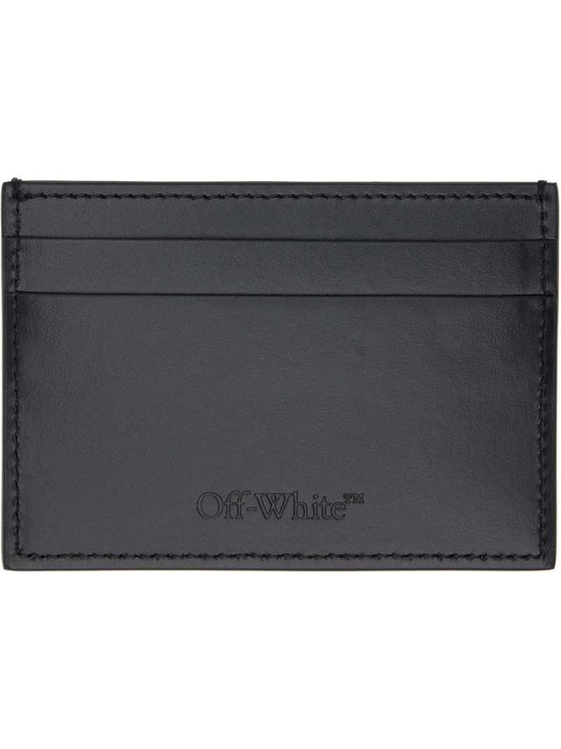 Off-White Black Heritage Card Holder outlook