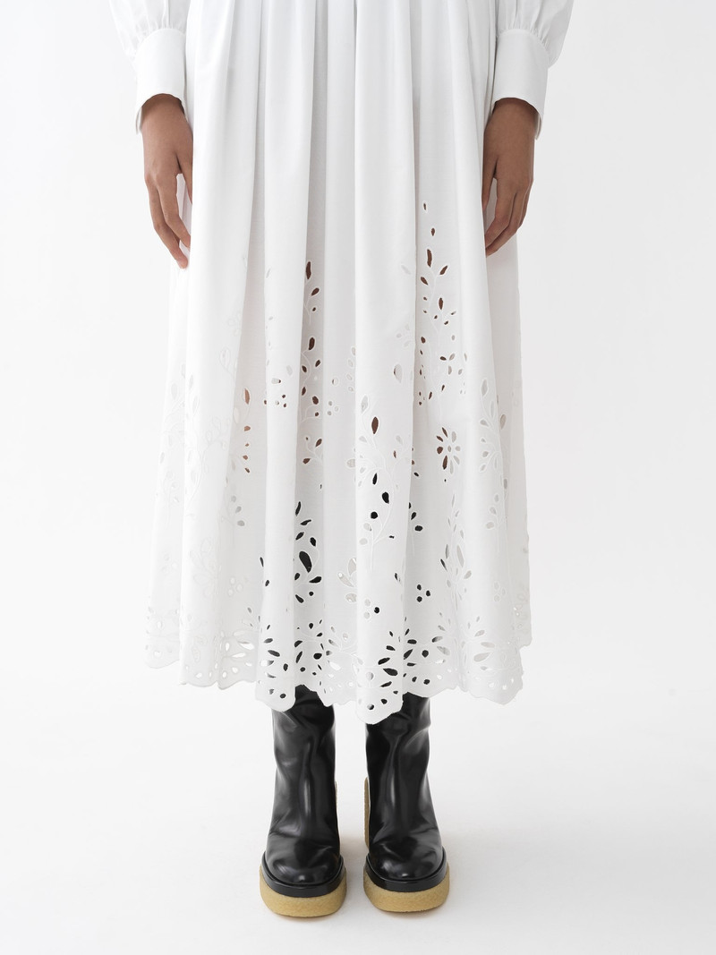 EMBROIDERED MID-LENGTH SKIRT 5