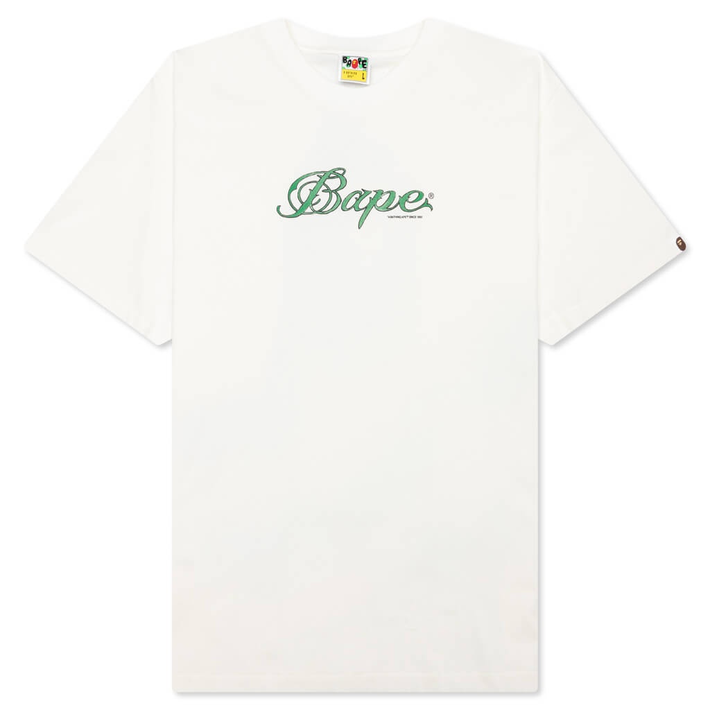 LOGO RELAXED FIT TEE - IVORY - 1