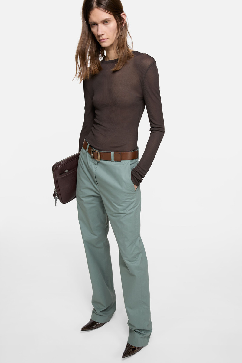 Tailored suit trousers - Eucalyptus green 5