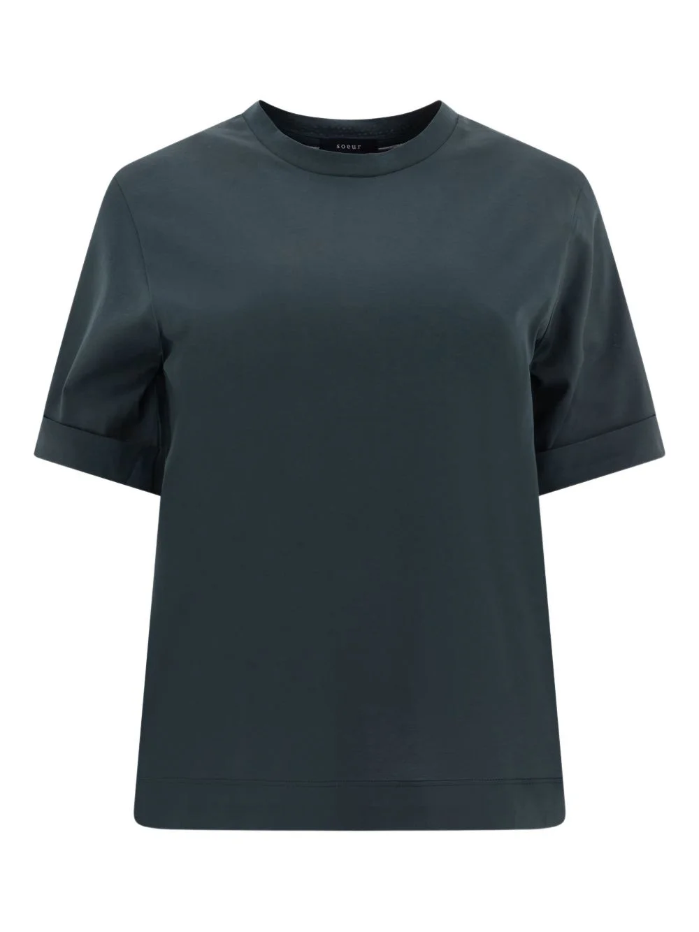 crew-neck cotton T-shirt - 1