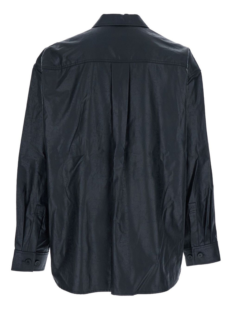 JUUN.J tailored-collar coated cotton shirt outlook