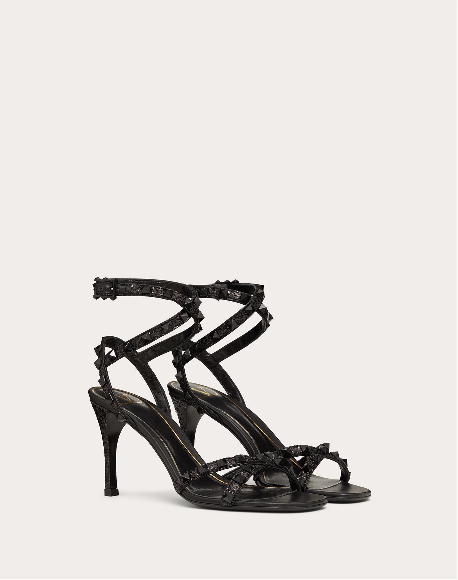 Rockstud Flair Glitter Sandal 85mm - 2