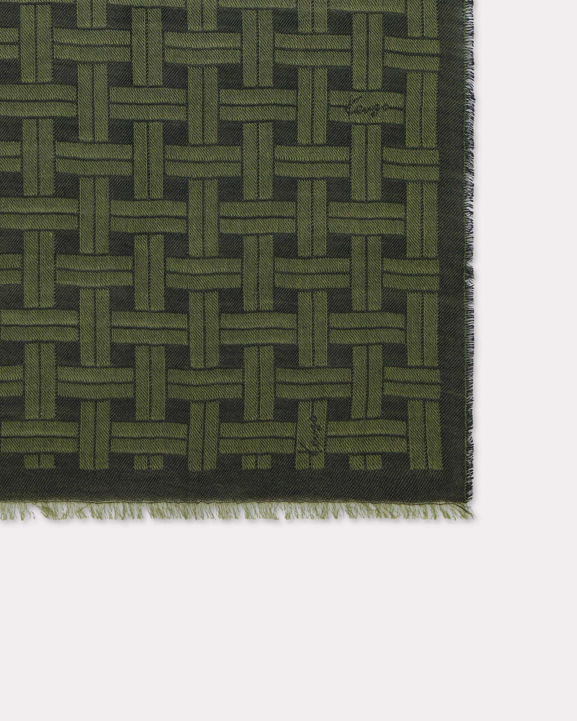 'KENZO Weave' jacquard stole - 2
