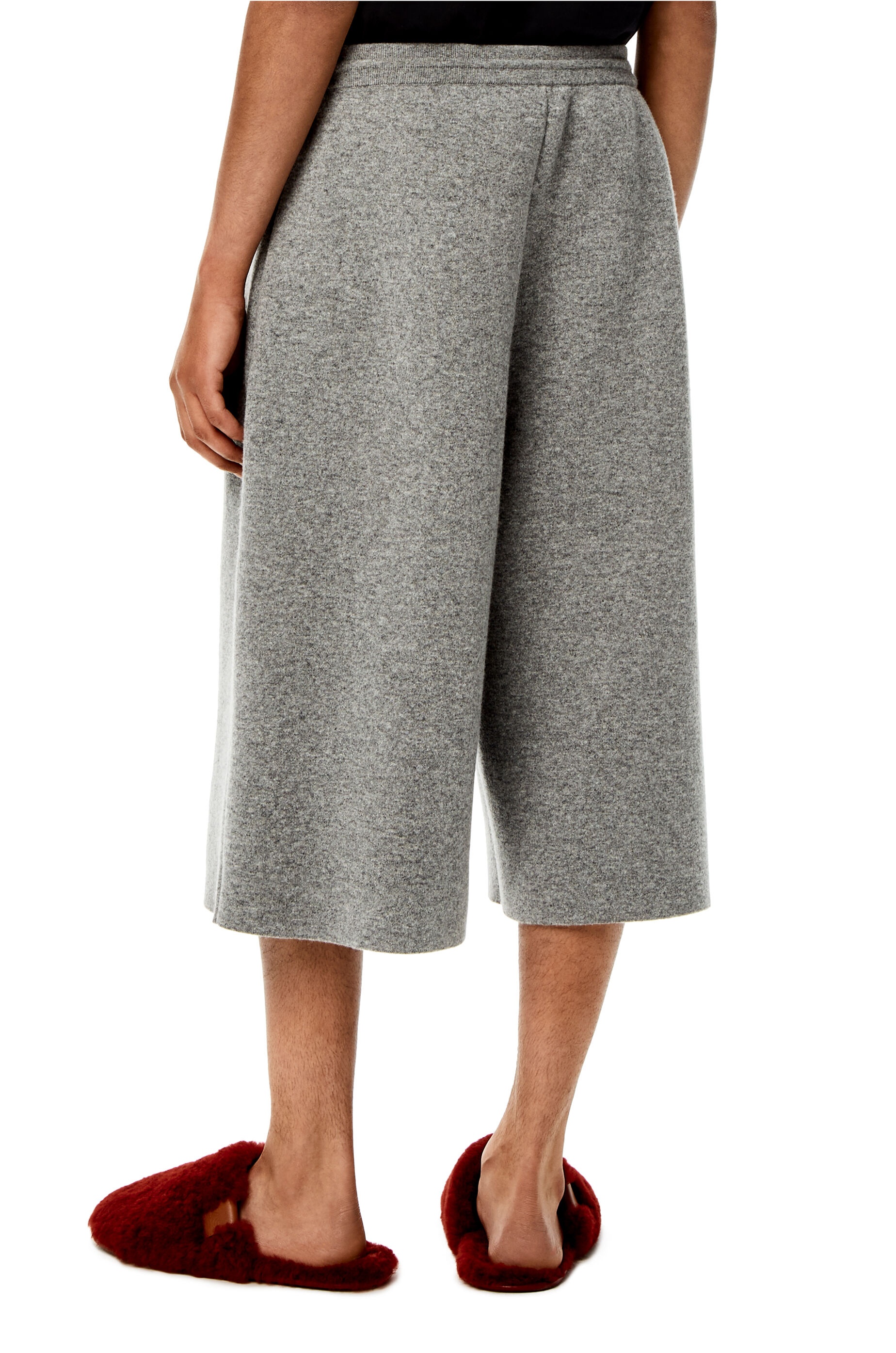Knit shorts in wool and cashmere - 4