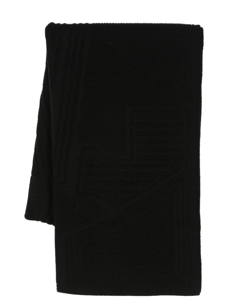 Engineered logo-debossed scarf 1