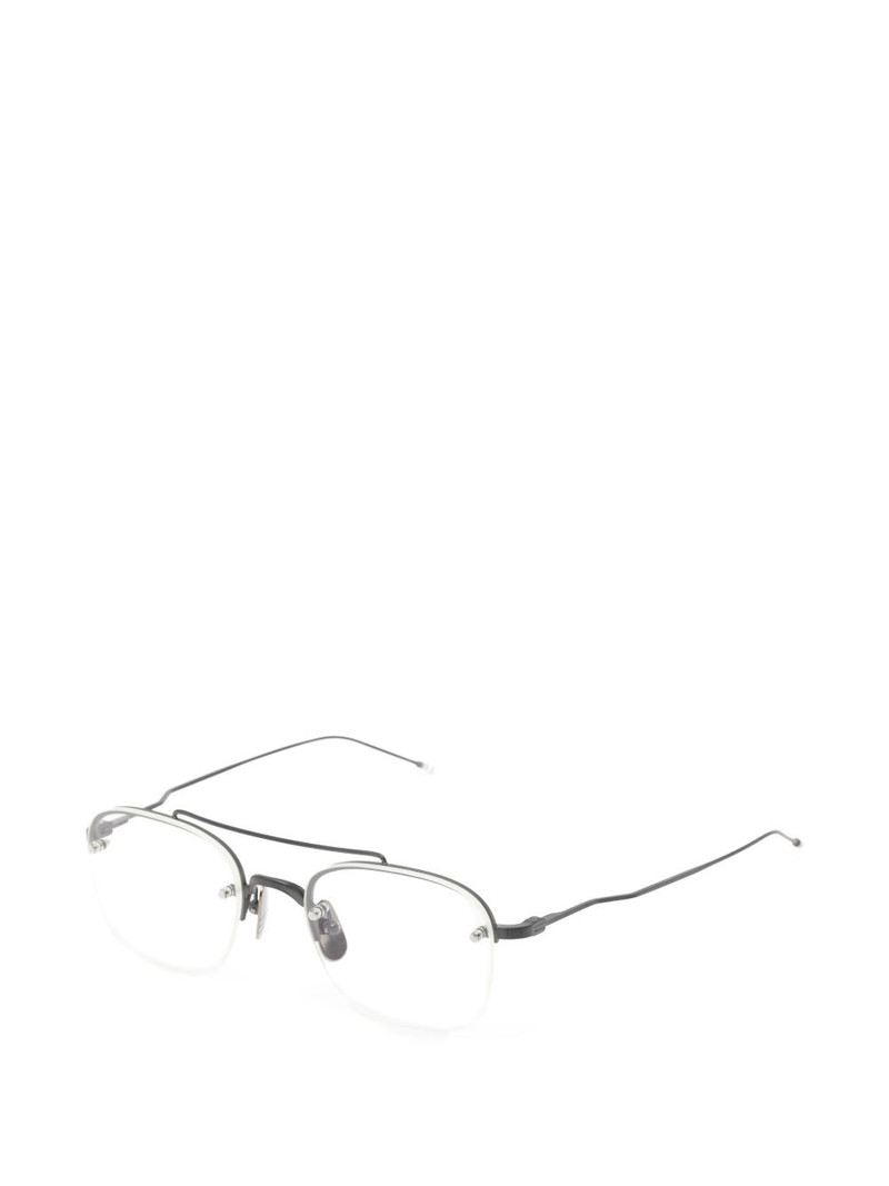 Thom Browne browline frame glasses outlook